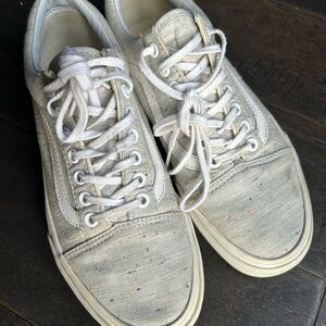 Vans Gray Sneakers with White Accents